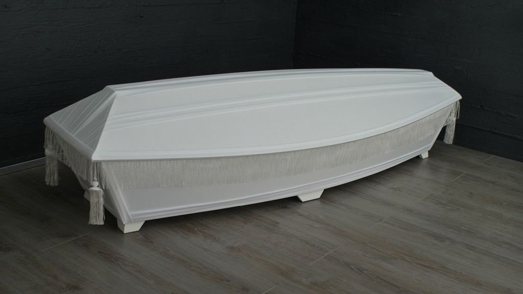 2-laskos kaareva valkoinen