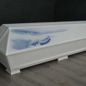 Arkku Eko pellava hiljainen satama kola