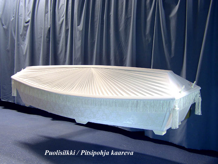 Puuvilla sädearkku Pitsipohja kaareva