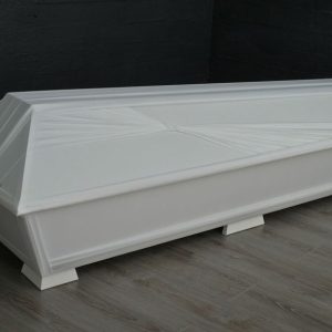 Arkku Silkkisolmu 2 kola valkoinen