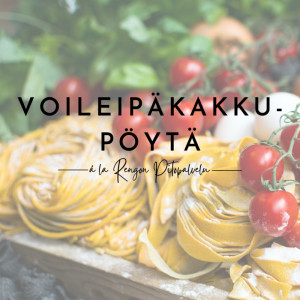 Voileipäkakkupöytä